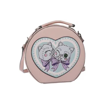 Axelremsväska (Rosa, Flerfärgad) från Hell Bunny