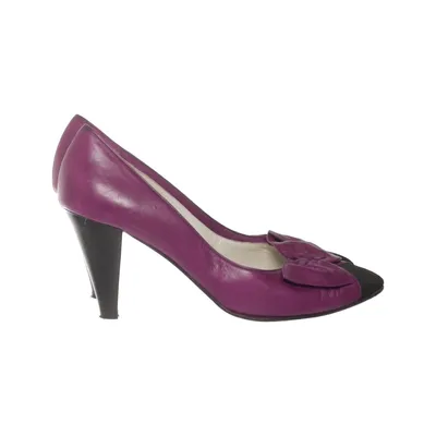 Escarpins (Violet, Noir) de Bruno Manetti Cuir