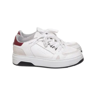 Sneakers (White, Red) from Nubikk Leather