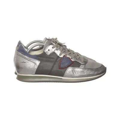 Sneakers (Gray, Silver, Blue) from Philippe Model