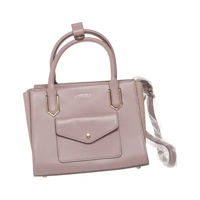 Handbag (Pink) from Carvela Polyester, Polyurethane