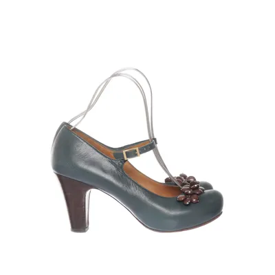 High heels (Blue, Green) from Chie Mihara Leather