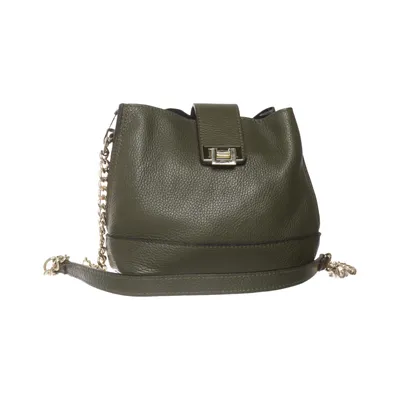 Sac à bandoulière (Vert) de Made in italy Cuir