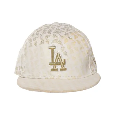 Honkbalpet (Wit, Goud) van New Era Acryl, Wol