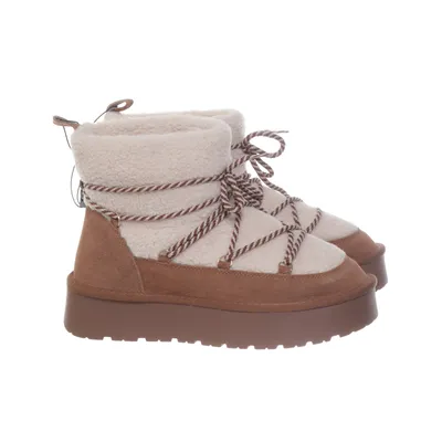 Ankle boots (Brown, Beige) from Reserved Leather
