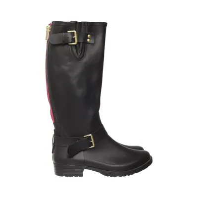 Gummistiefel (Schwarz) von Colors of California Baumwolle, Polyester