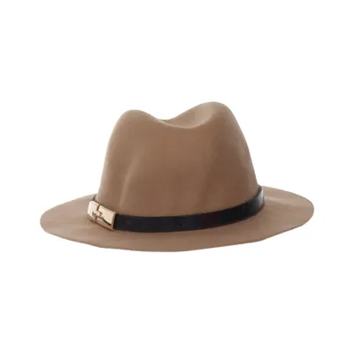 Chapeau Fedora (Beige) de River Island Laine