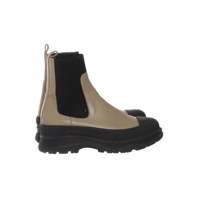 Chelsea boots (Beige, Black) from Angulus