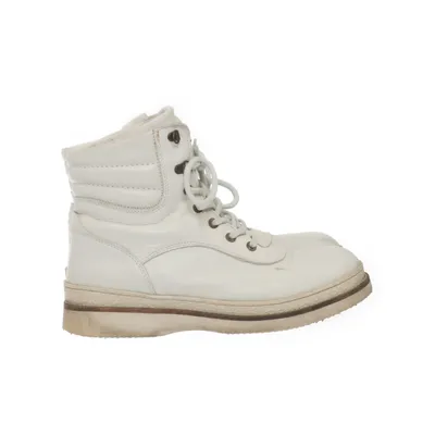 Bottes à lacets (Blanc) de Ten Points
