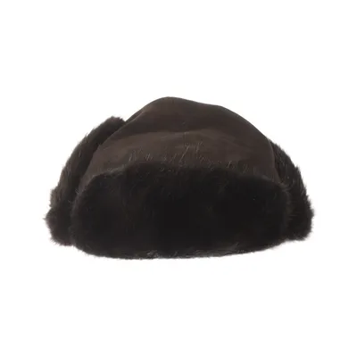 Trapperhat (Sort) fra Wigens Læder, Polyester, Viscose