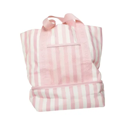 Beach bag (Pink, White) from Victoria's Secret