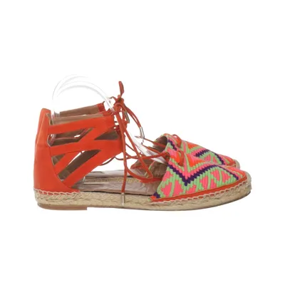 Espadrilles (Orange, Multicolore) de Aquazzura Cuir