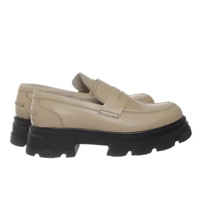 Loafers (Beige, Black) from Bianco