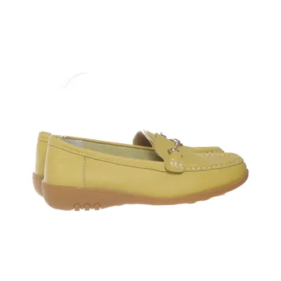 Loafers (Yellow) from TopWay Leather