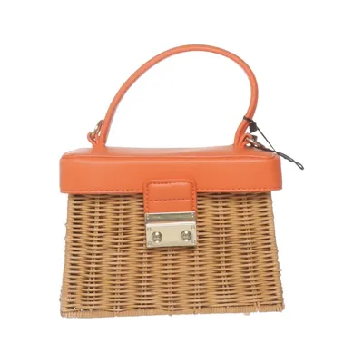 Sac à bandoulière (Orange, Marron) de Zara