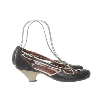 Escarpins (Noir, Blanc) de Fly London Cuir