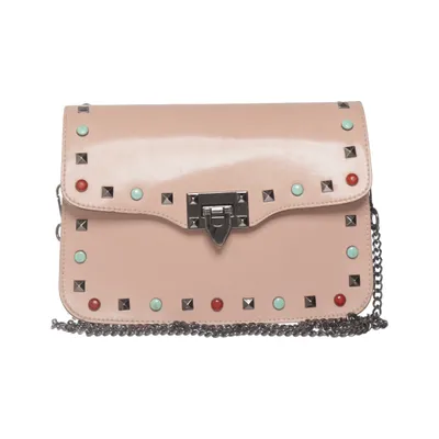 Schoudertas (Beige, Meerkleurig) van Made in italy Leer