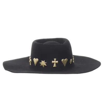 Felt hat (Black) from Lack of Color Wool