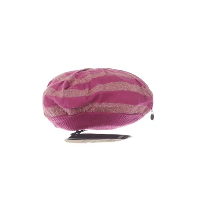 Beret (Purple, Gold) from Tommy Hilfiger Cotton, Metallic fiber, Polyamide