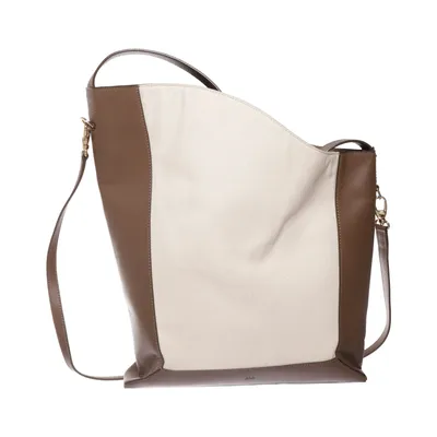 Shoulder-bag (Brown, White) from ATP Atelier
