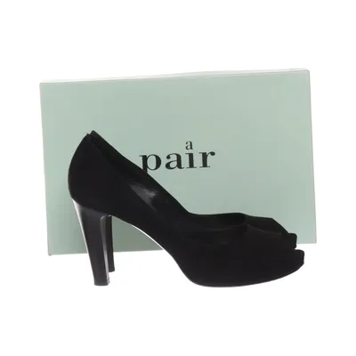 Klackskor (Svart) från A Pair Footwear Skinn