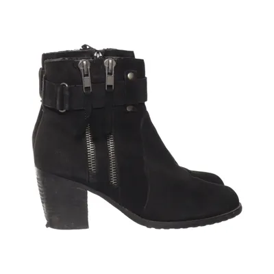 Heeled boots (Black) from XIT by Dinsko Faux leather