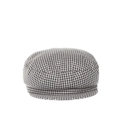 Newsboy cap (Black, White) from Zara Accessories