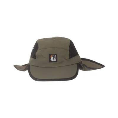 Chapeau anti-UV (Vert, Noir) de Next Coton, Polyamide, Polyester