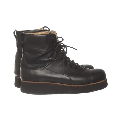 Laced boots (Black) from Gram Leather
