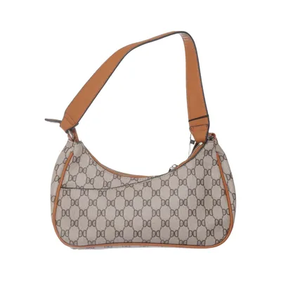 Skuldertaske (Beige, Brun) fra Don Donna Polyester, Polyurethan