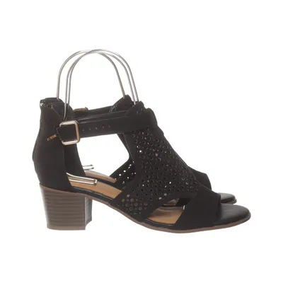 Sandales à talons hauts (Noir) de EDIT Cuir