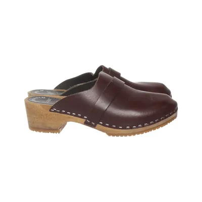 Träskor (Brun) från Stockholm Clogs Skinn