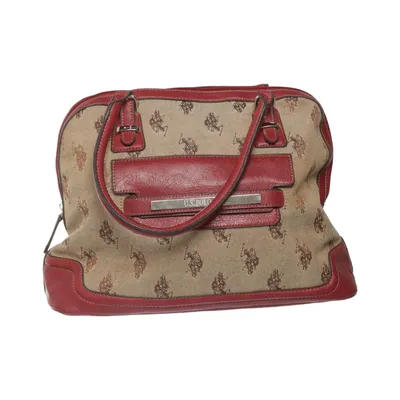 Sac à main (Beige, Rouge) de U.S. Polo Assn. Coton, Polyester