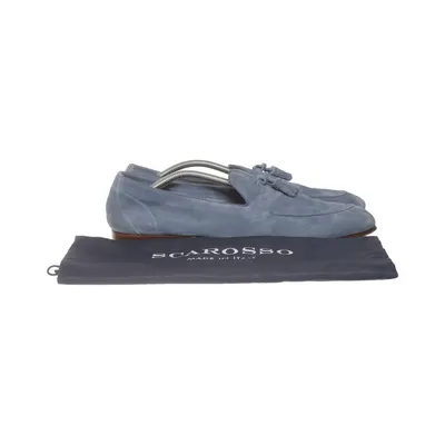 Bottines en daim (Bleu) de Scarosso Cuir