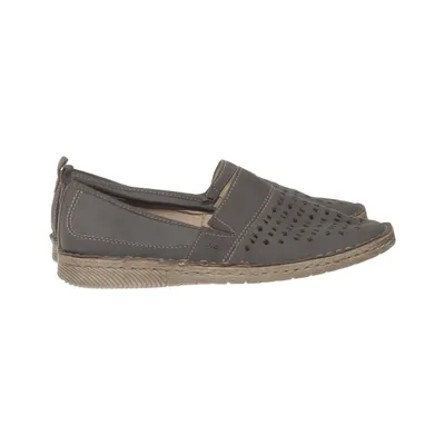 Chaussures d'été en toile (Gris) de Josef Seibel Cuir