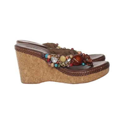 Wedges (Brown, Multicolored) from Joyce & Girls
