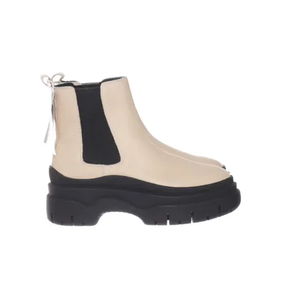 Chelsea boots (Beige) from H&M Leather, Polyester