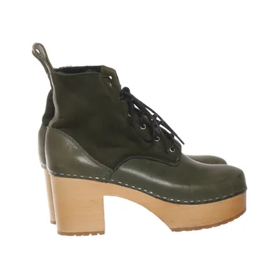 Bottes à talons (Vert) de Swedish Hasbeens