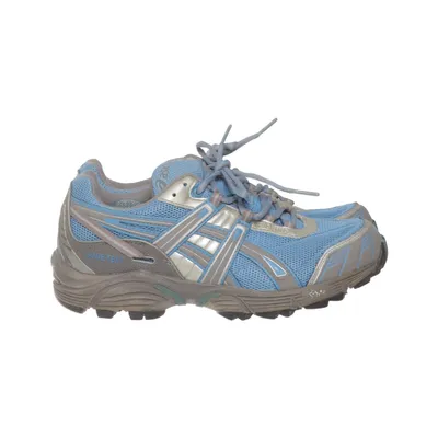 Löparskor (Blå, Grå, Silverfärgad) från Asics Skinnimitation, Polyester