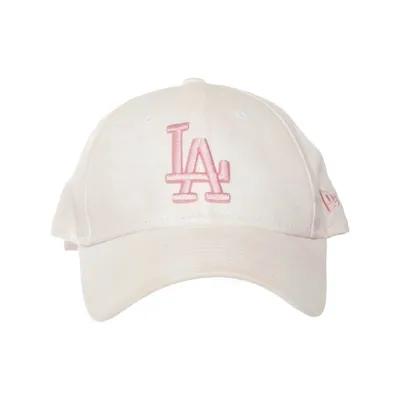 Baseball cap (White, Pink) from New Era Cotton