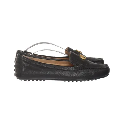 Loafers (Zwart) van Lauren Ralph Lauren Leer