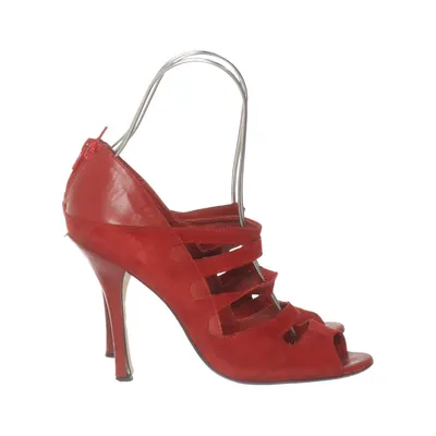 Sandales à talons hauts (Rouge) de San Marina Cuir