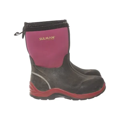Bottes en caoutchouc (Noir, Rose) de Sulman Footwear