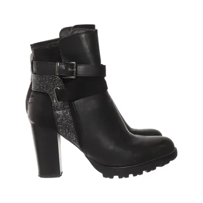 Heeled boots (Black) from Super Me