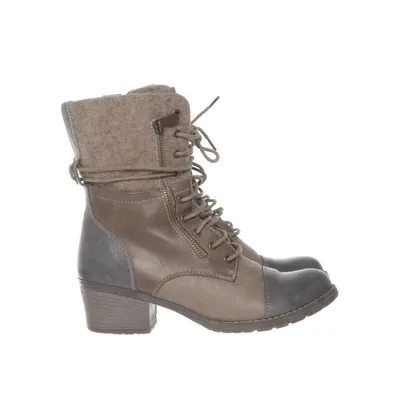 Laced boots (Beige, Gray) from Rieker