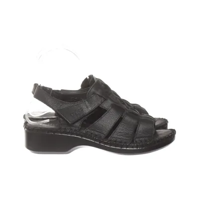 Sandales (Noir) de Tellus Cuir