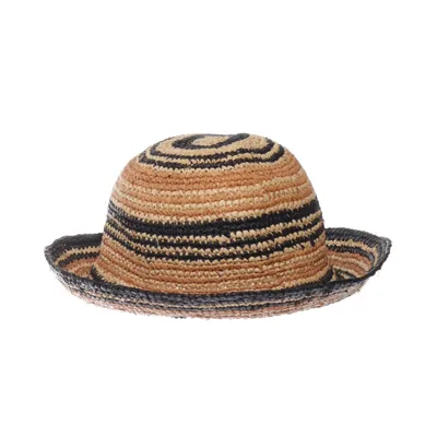 Stråhatt (Beige, Svart)