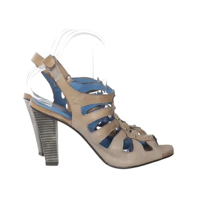 Sandales à talons hauts (Beige) de Inkognito Cuir