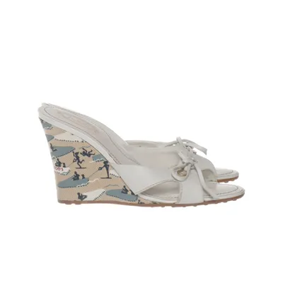 Wedges (White, Multicolored) from Tod's