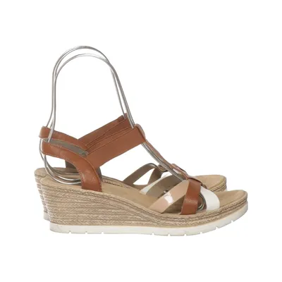 Wedges (Brown, White, Beige) from Rieker
